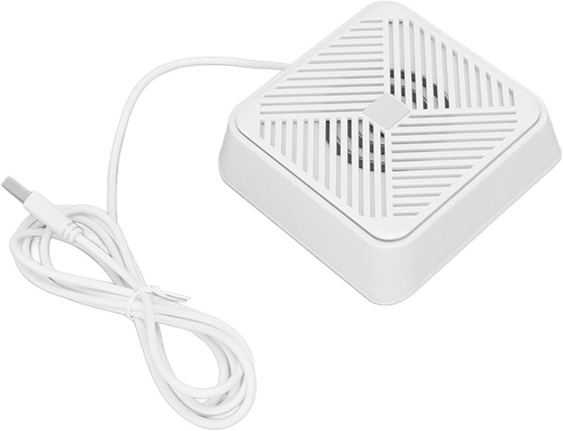 VINGVO USB Mini Dishwasher, Integrated IP67 Powerful Ultrasonic High Frequency USB Dishwasher Portable 5V with Silicone Suction Cup for Household (White) - Image 1